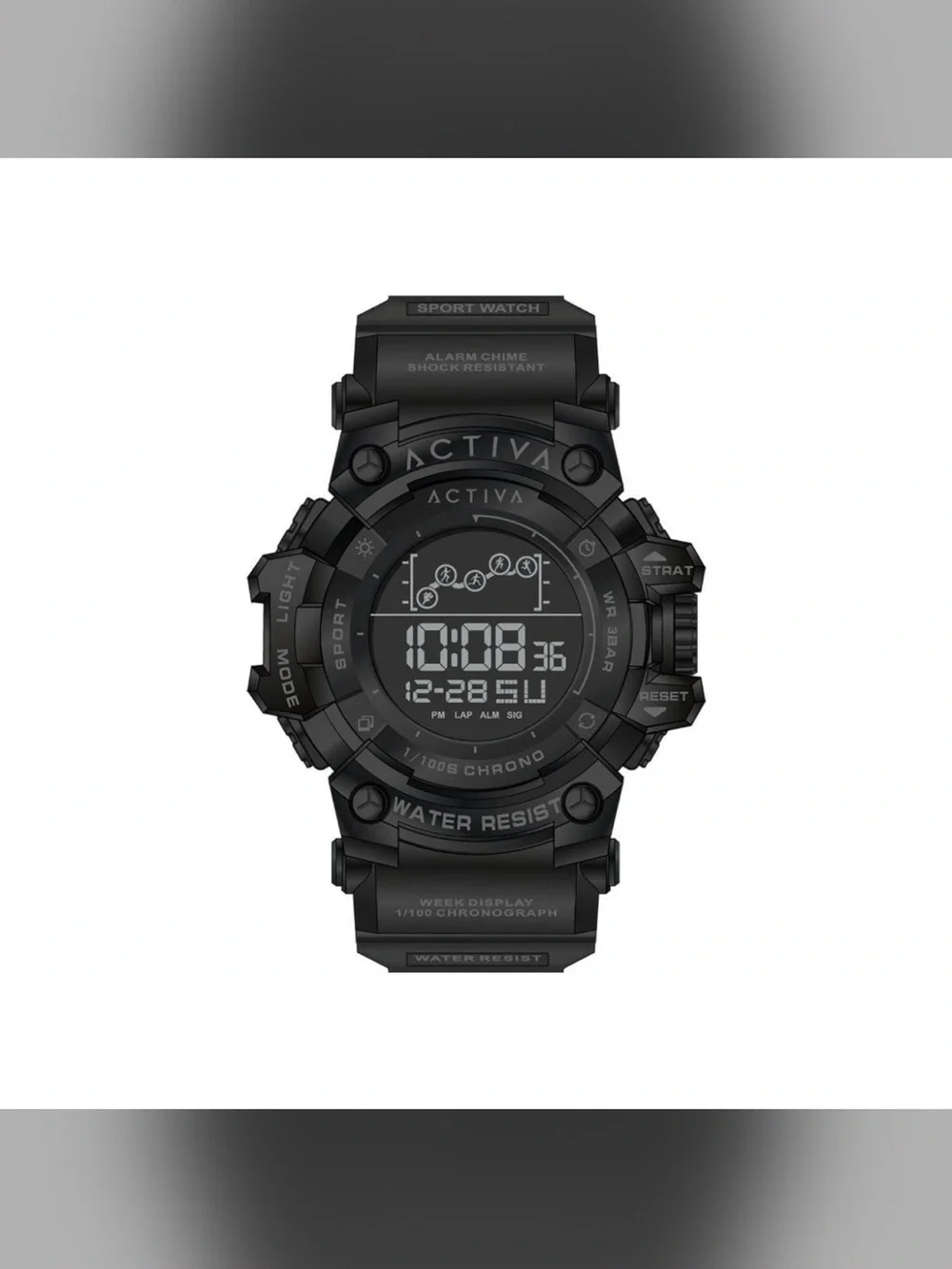 ACW8082-027 - Activa X Invicta Digital Unisex Watch - 50mm